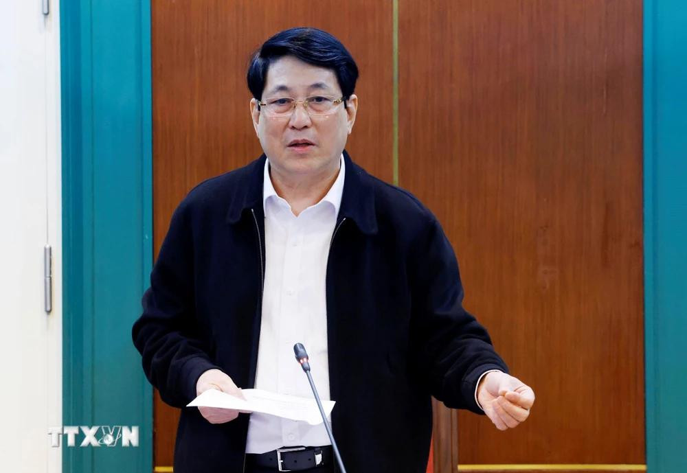 Chủ tịch nước Lương Cường phát biểu tại buổi làm việc. Ảnh: TTXVN. Chủ tịch nước Lương Cường phát biểu tại buổi làm việc. Ảnh: TTXVN.