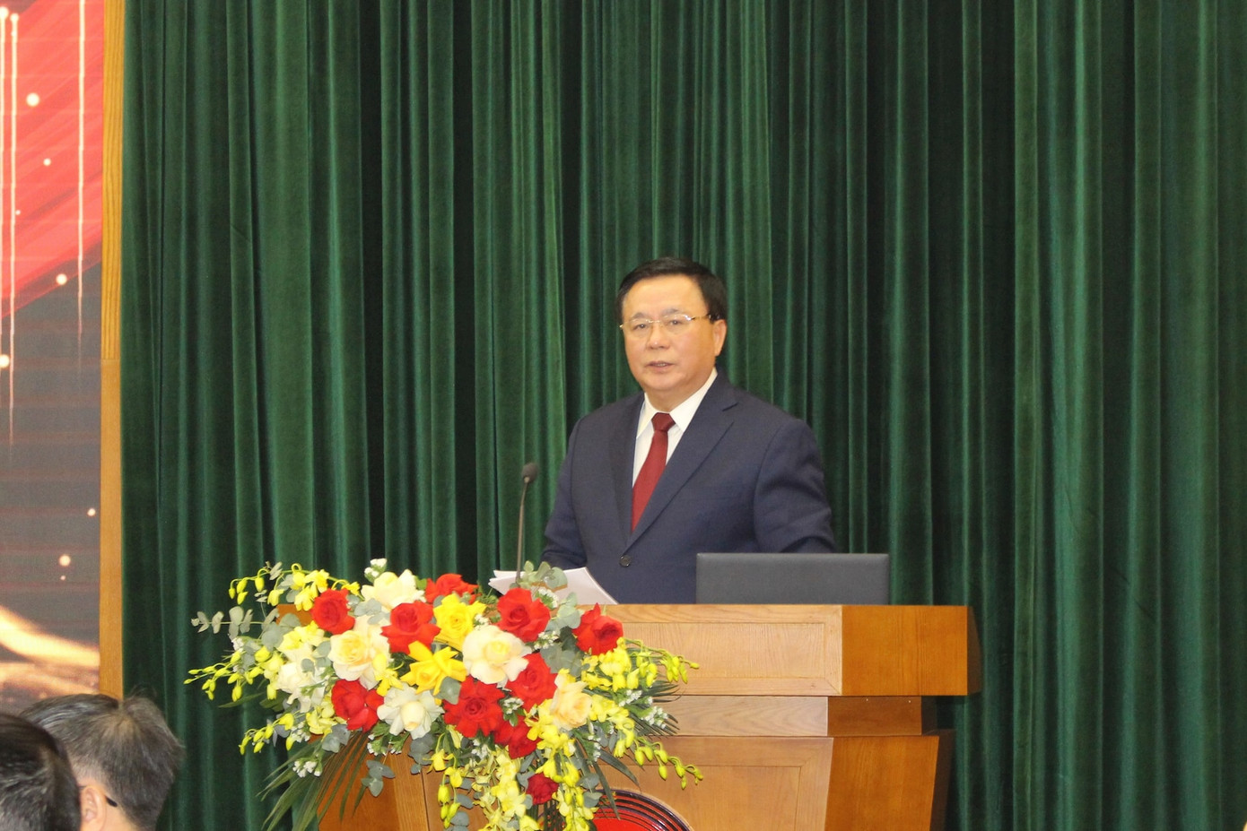 Giáo sư, Tiến sĩ Nguyễn Xuân Thắng phát biểu tại họp báo. Ảnh: PV. Giáo sư, Tiến sĩ Nguyễn Xuân Thắng phát biểu tại họp báo. Ảnh: PV.