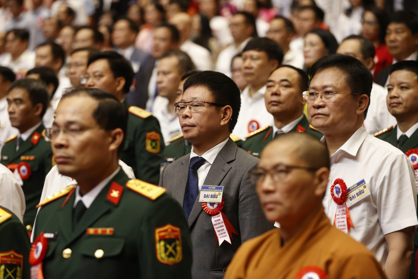 Các đại biểu dự lễ kỷ niệm. Ảnh: Như Ý.