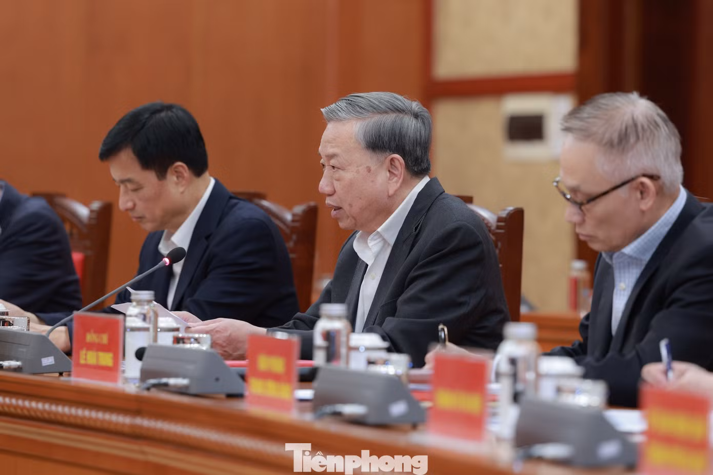 Tổng Bí thư Tô Lâm phát biểu tại buổi làm việc. Ảnh: Minh Châu. Tổng Bí thư Tô Lâm phát biểu tại buổi làm việc. Ảnh: Minh Châu.