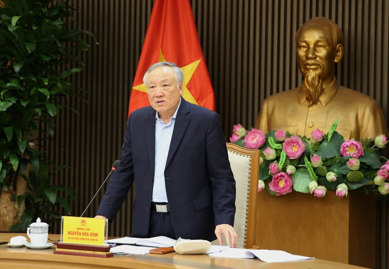 Phó Thủ tướng Thường trực Chính phủ Nguyễn Hoà Bình. Ảnh: VGP.