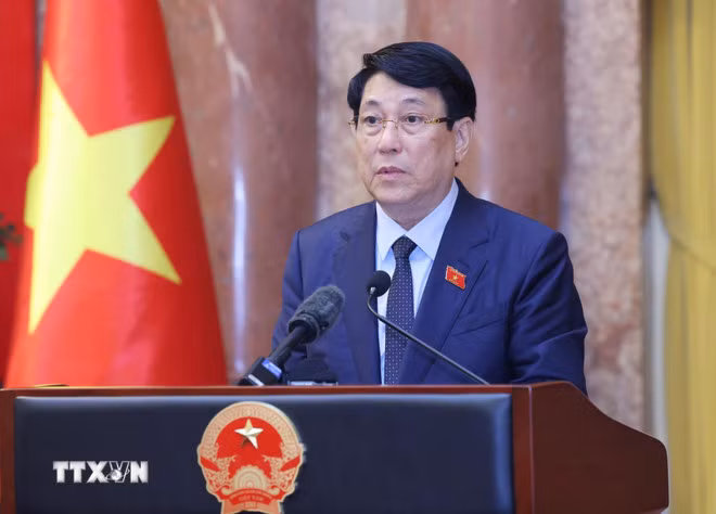 Chủ tịch nước Cộng hòa xã hội chủ nghĩa Việt Nam Lương Cường. Ảnh: TTXVN. Chủ tịch nước Cộng hòa xã hội chủ nghĩa Việt Nam Lương Cường. Ảnh: TTXVN.