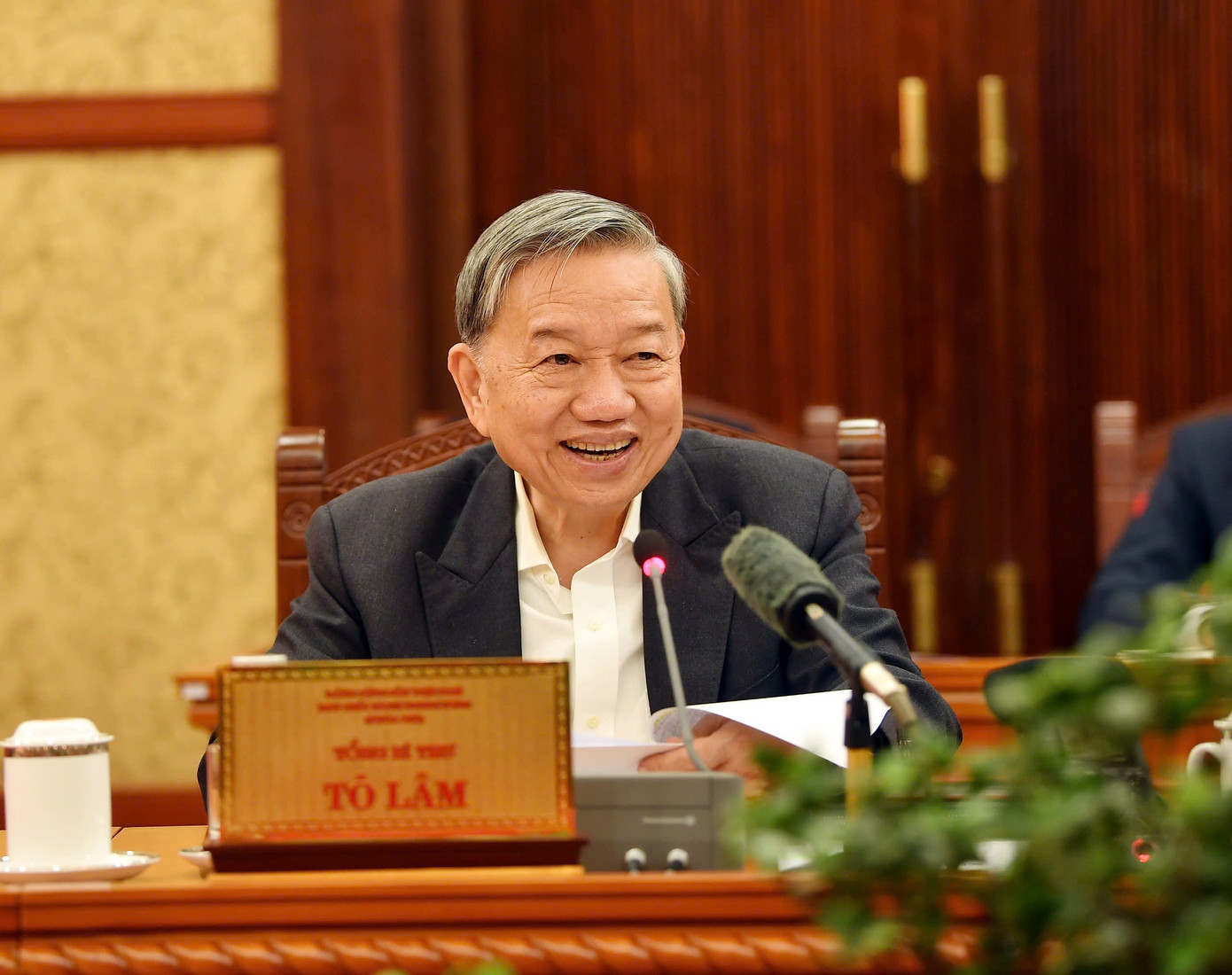 Tổng Bí thư Tô Lâm phát biểu tại phiên họp. Ảnh: Trọng Hải.