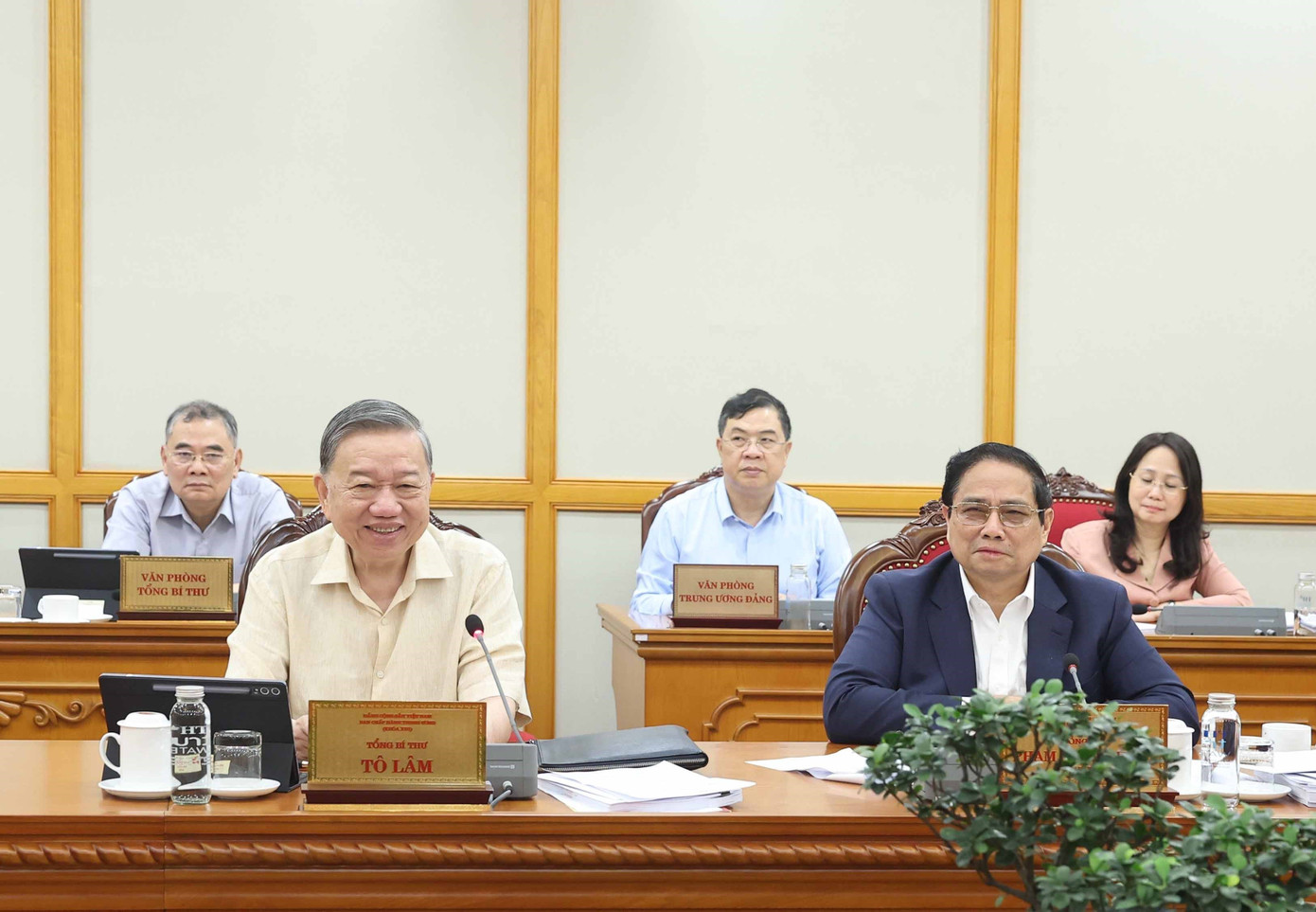 Tổng Bí thư Tô Lâm phát biểu tại cuộc họp. Ảnh: TTXVN.