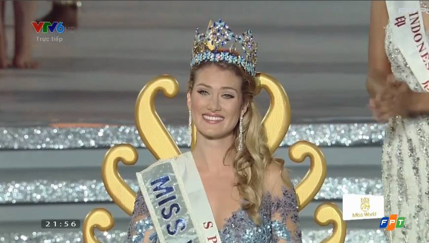 Mỹ nhân Tây Ban Nha đăng quang Hoa hậu Thế giới 2015 ảnh 1