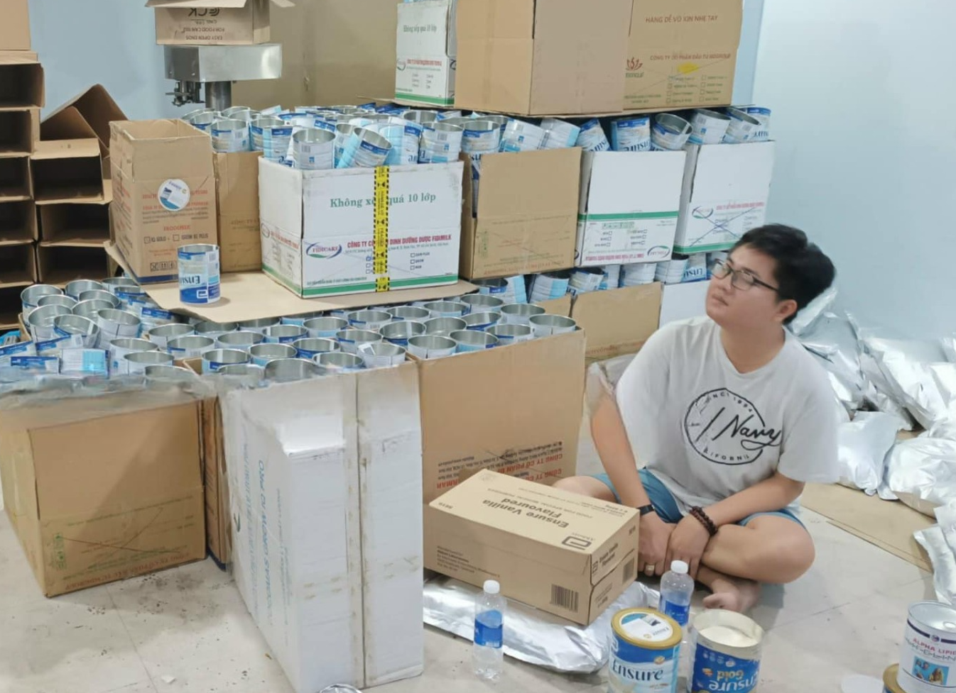 Vũ Thành Công được xác định là đối tượng chủ mưu sản xuất sữa giả.