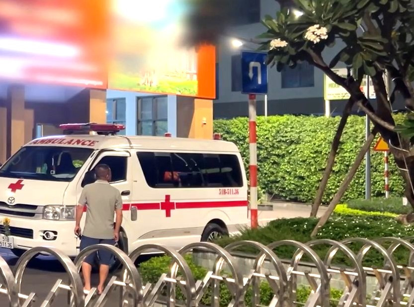 Hiện trường vụ việc.