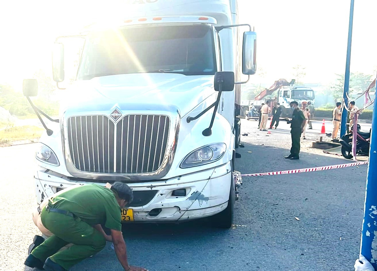 Hiện trường vụ tai nạn