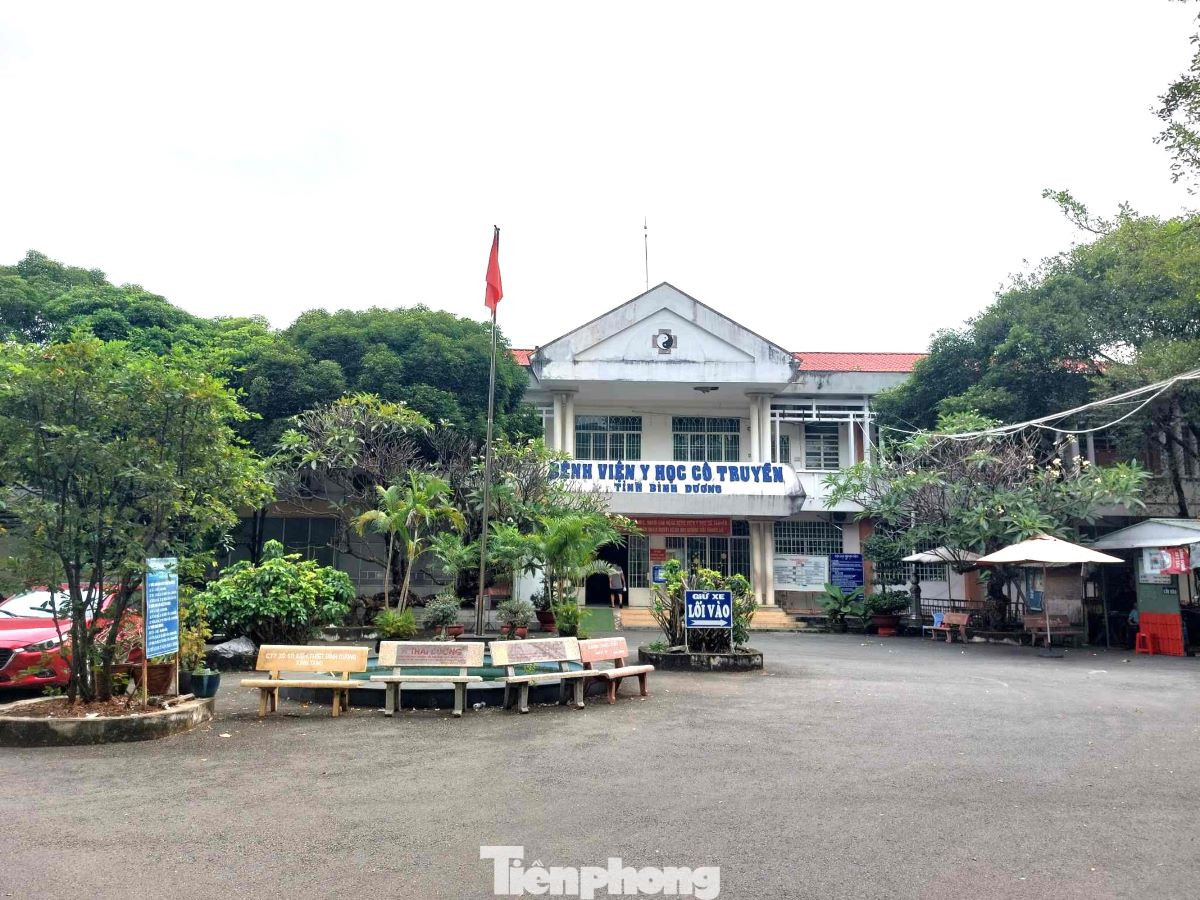 Bên trong Bệnh viện Y học cổ truyền tỉnh Bình Dương.