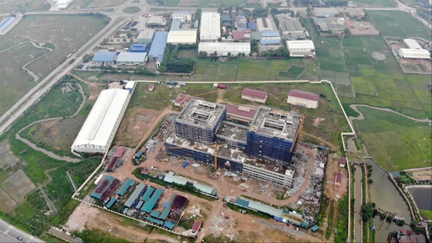 Cận cảnh bệnh viện Sản – Nhi Vĩnh Phúc kẹp giữa các nhà máy thép ảnh 6