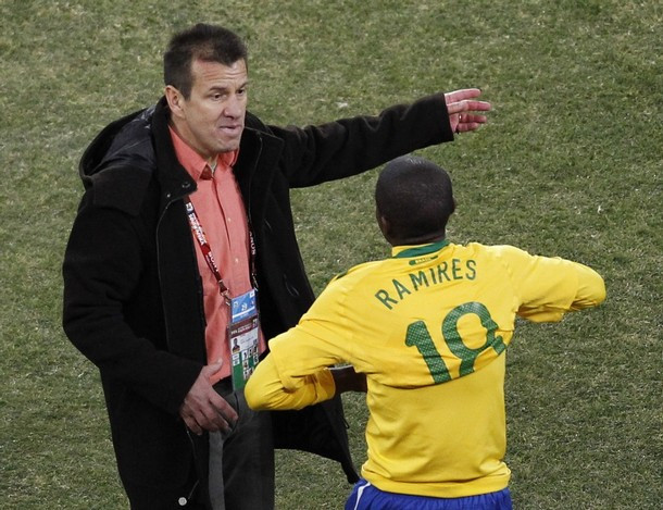 Ramires trong màu áo Brazil tại World Cup 2010