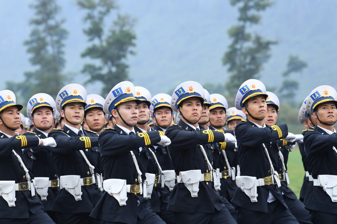 Từ nhiều ngày qua, cùng với các đơn vị bạn, hơn 300 quân nhân của Quân chủng Hải quân đã luôn nỗ lực rèn tập diễu binh.