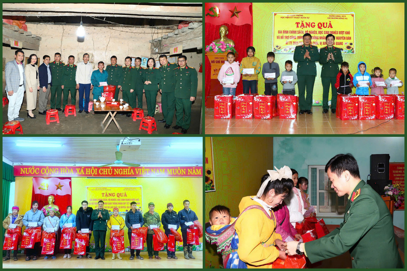 Nhiều phần quà thiết thực đã được đoàn công tác trao gửi tới đồng bào Hà Giang. Nhiều phần quà thiết thực đã được đoàn công tác trao gửi tới đồng bào Hà Giang.