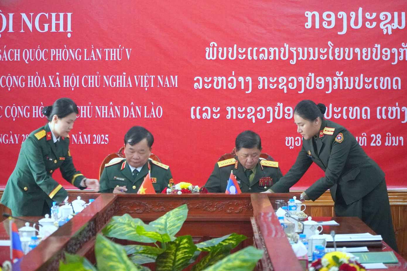 Một số hoạt động đối ngoại quốc phòng nổi bật của lãnh đạo Bộ Quốc phòng trong 6 tháng đầu năm 2025.