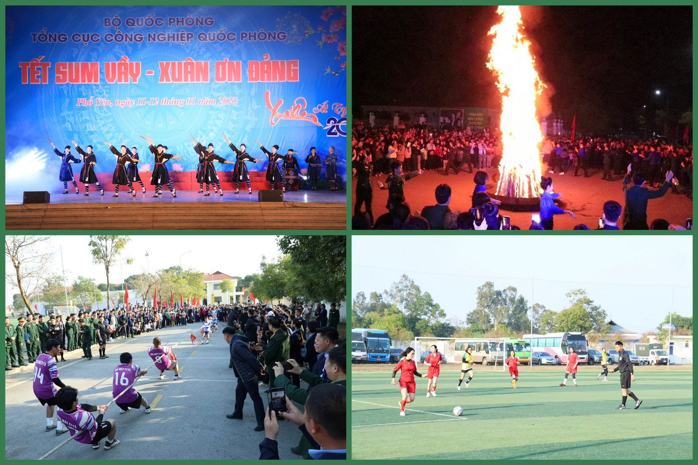 Chương trình gồm nhiều hoạt động phong phú, sôi nổi.