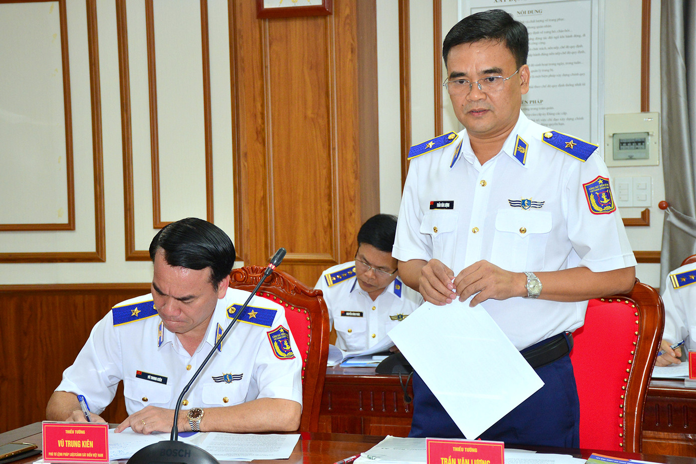 Quang cảnh buổi kiểm tra.