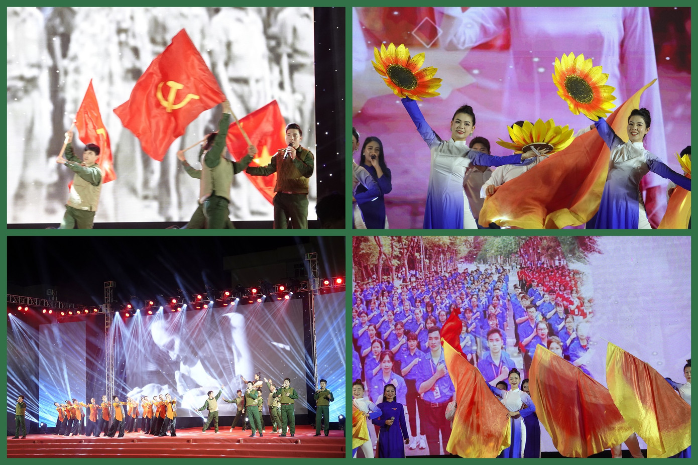 Các tiết mục nghệ thuật đặc sắc do tuổi trẻ thành phố Bắc Ninh biểu diễn tại chương trình. Các tiết mục nghệ thuật đặc sắc do tuổi trẻ thành phố Bắc Ninh biểu diễn tại chương trình.