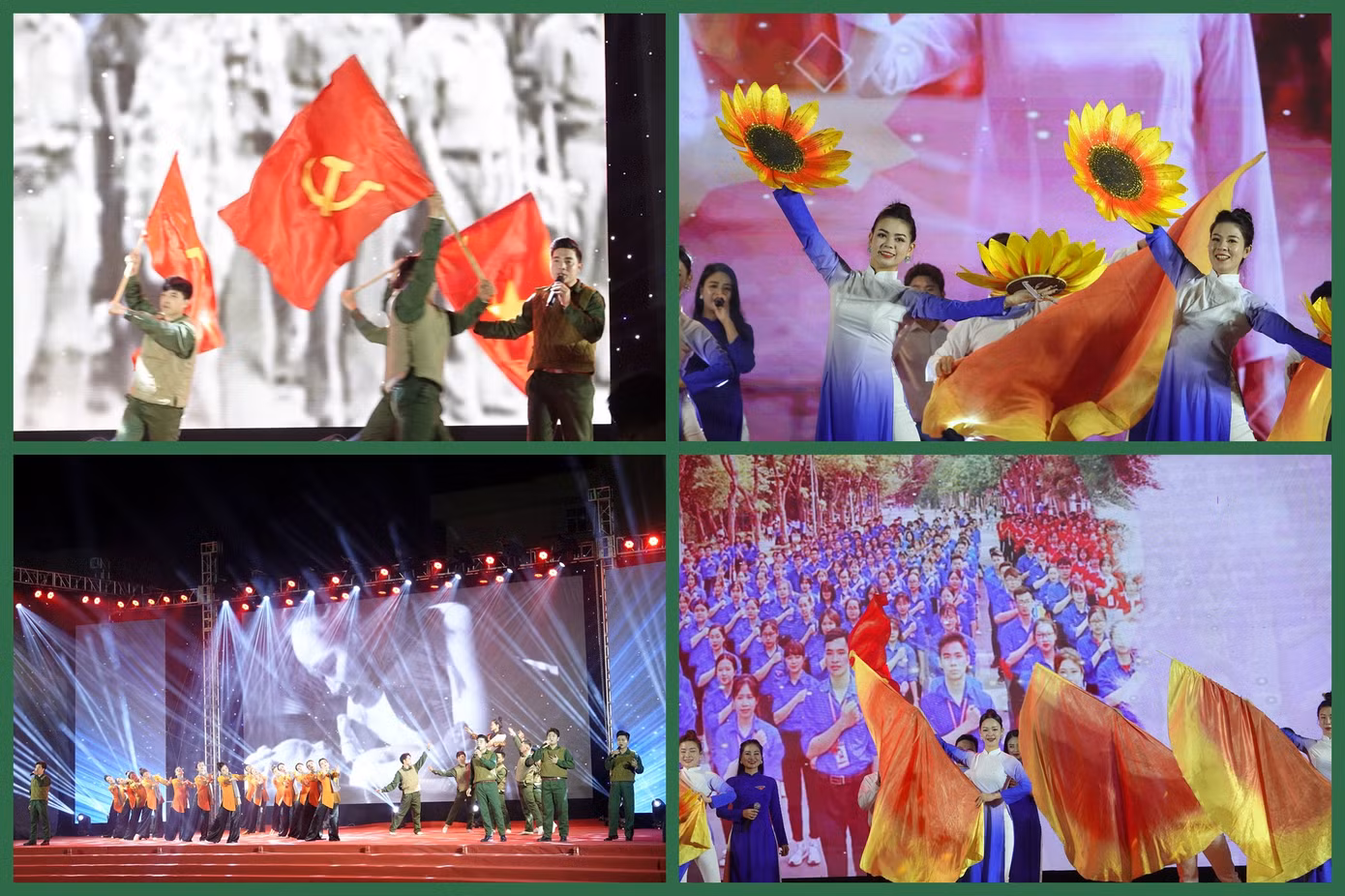 Các tiết mục nghệ thuật đặc sắc do tuổi trẻ thành phố Bắc Ninh biểu diễn tại chương trình. Các tiết mục nghệ thuật đặc sắc do tuổi trẻ thành phố Bắc Ninh biểu diễn tại chương trình.