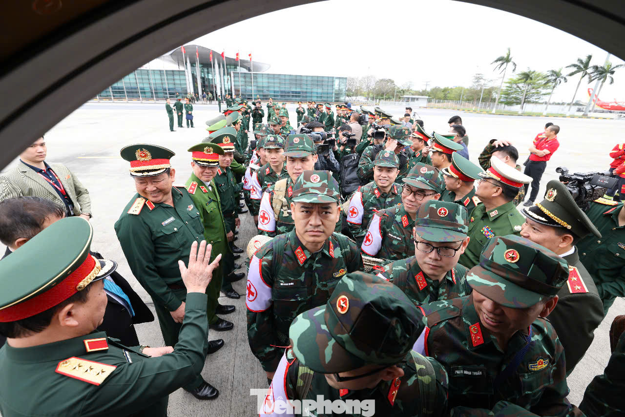80 quân nhân tới Myanmar đều quyết tâm hoàn thành xuất sắc nhiệm vụ.