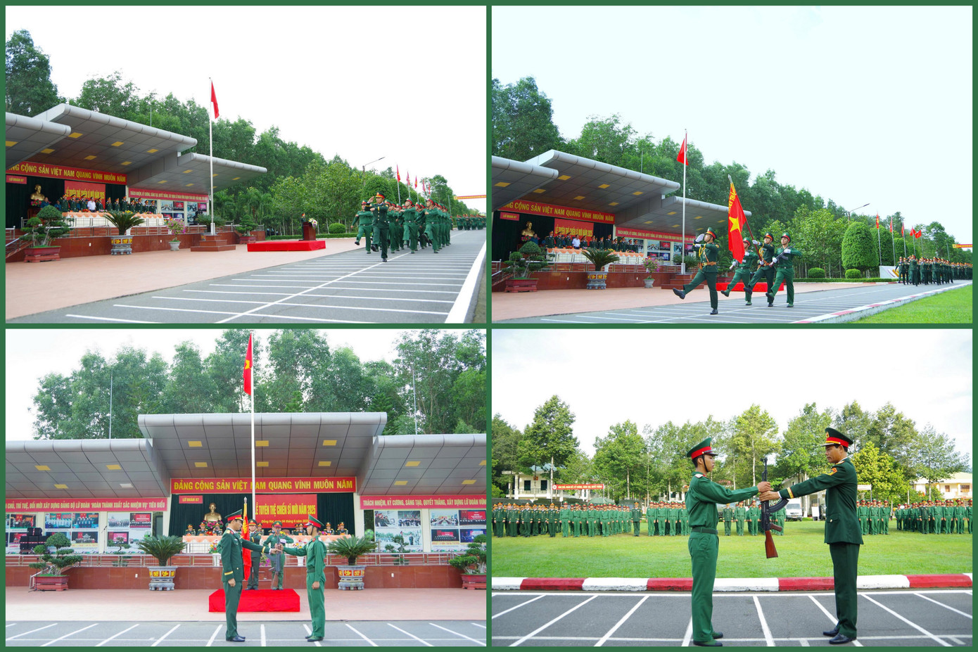 Sau 3 tháng huấn luyện, chiến sĩ mới ở Lữ đoàn 87 đã trưởng thành về mọi mặt.