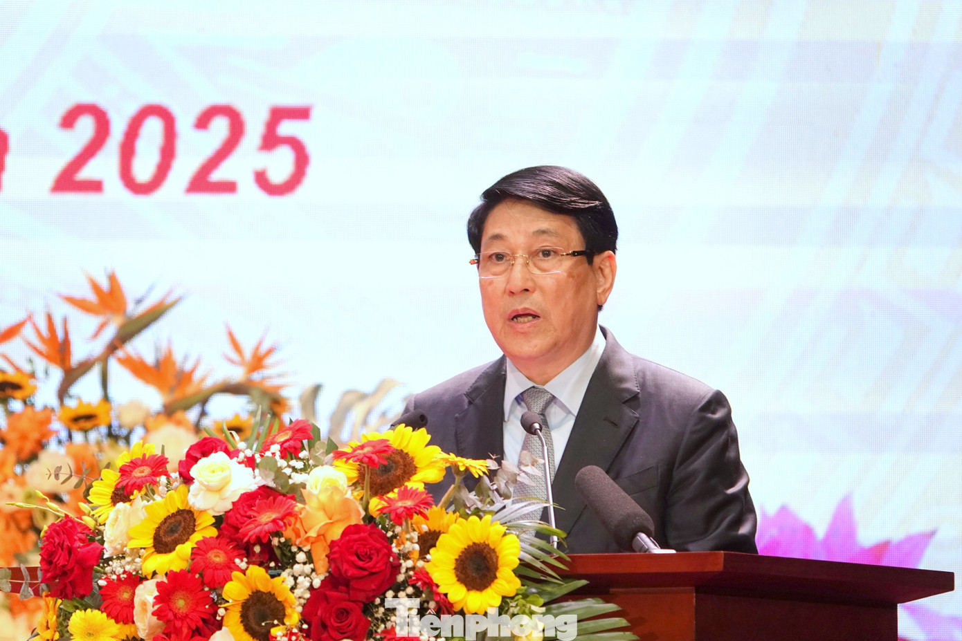 Chủ tịch nước Lương Cường phát biểu tại lễ kỷ niệm.