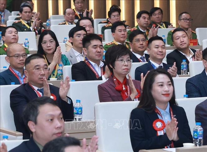 Các đại biểu tham dự Đại hội lần thứ nhất Hiệp hội Dữ liệu quốc gia. Ảnh: Thống Nhất/TTXVN