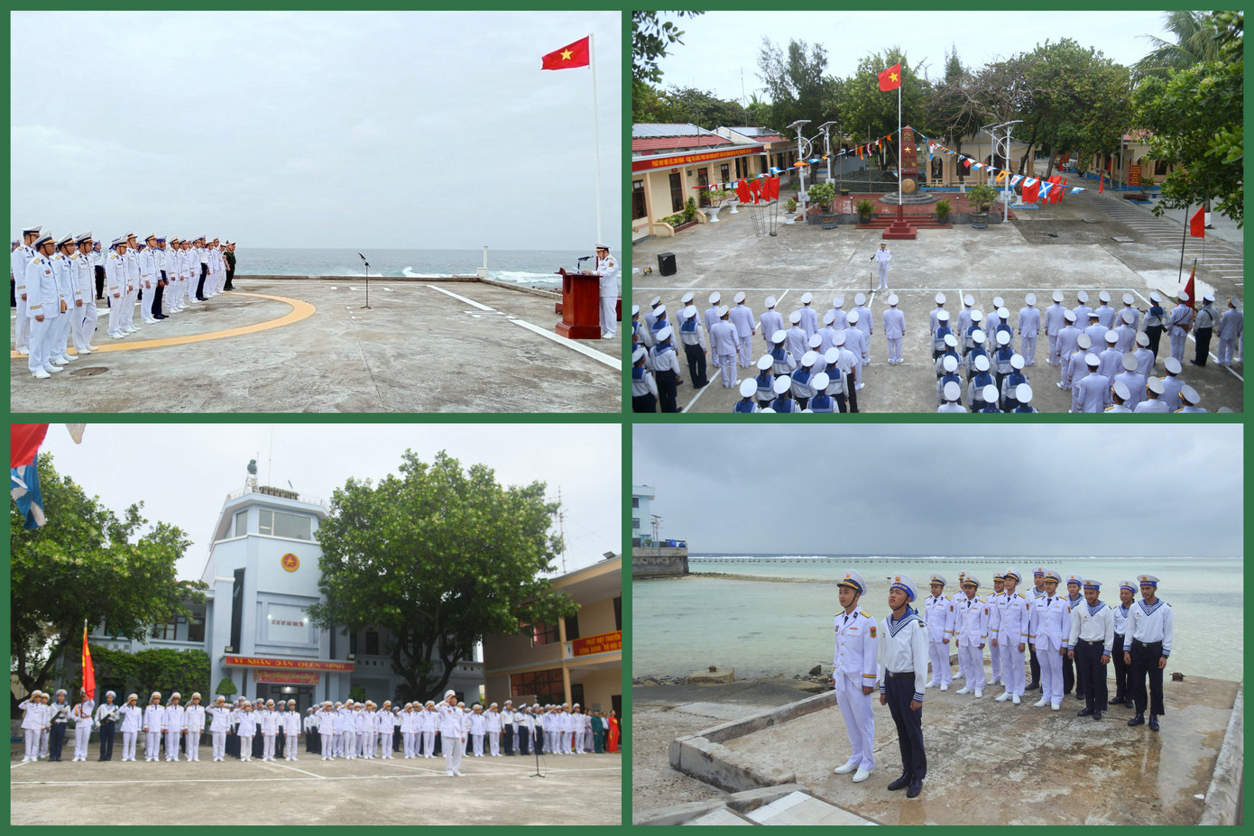 Chào cờ đầu năm mới Ất Tỵ 2025 trên các đảo An Bang, Cô Lin và Sinh Tồn. Chào cờ đầu năm mới Ất Tỵ 2025 trên các đảo An Bang, Cô Lin và Sinh Tồn.