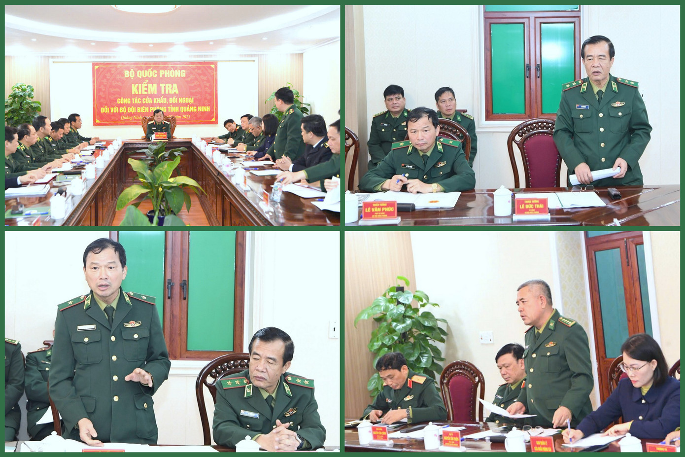 Quang cảnh buổi làm việc của đoàn công tác tại Quảng Ninh.