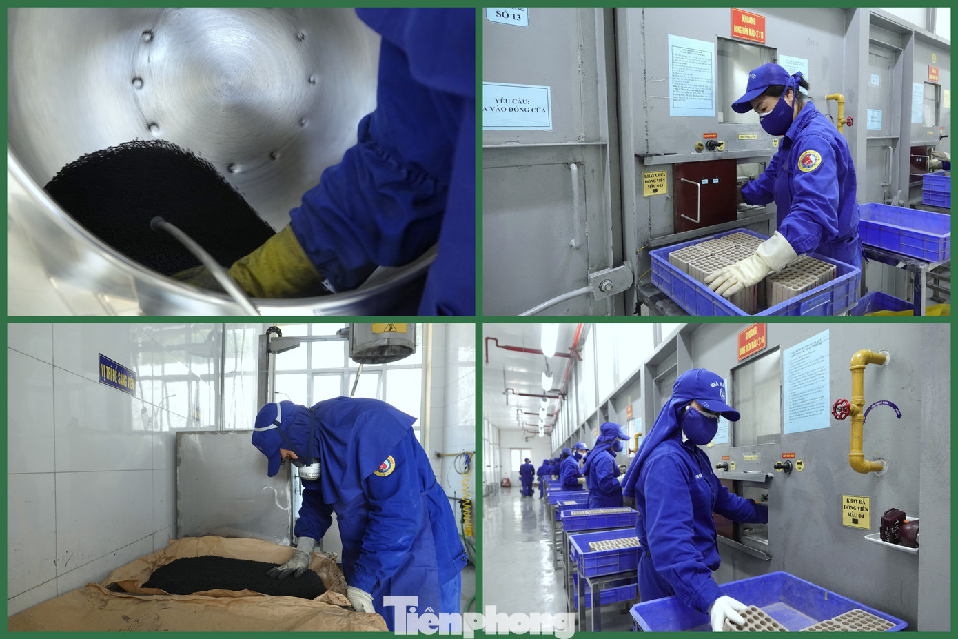 Một số công đoạn sản xuất pháo hoa tại Phân xưởng Pháo hoa (A16) thuộc Xí nghiệp Pháo hoa - Thuốc nổ, Nhà máy Z121. Một số công đoạn sản xuất pháo hoa tại Phân xưởng Pháo hoa (A16) thuộc Xí nghiệp Pháo hoa - Thuốc nổ, Nhà máy Z121.