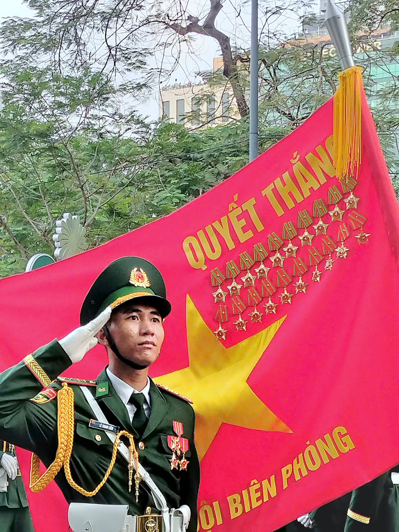 Thiếu úy Lê Thanh Liêm.