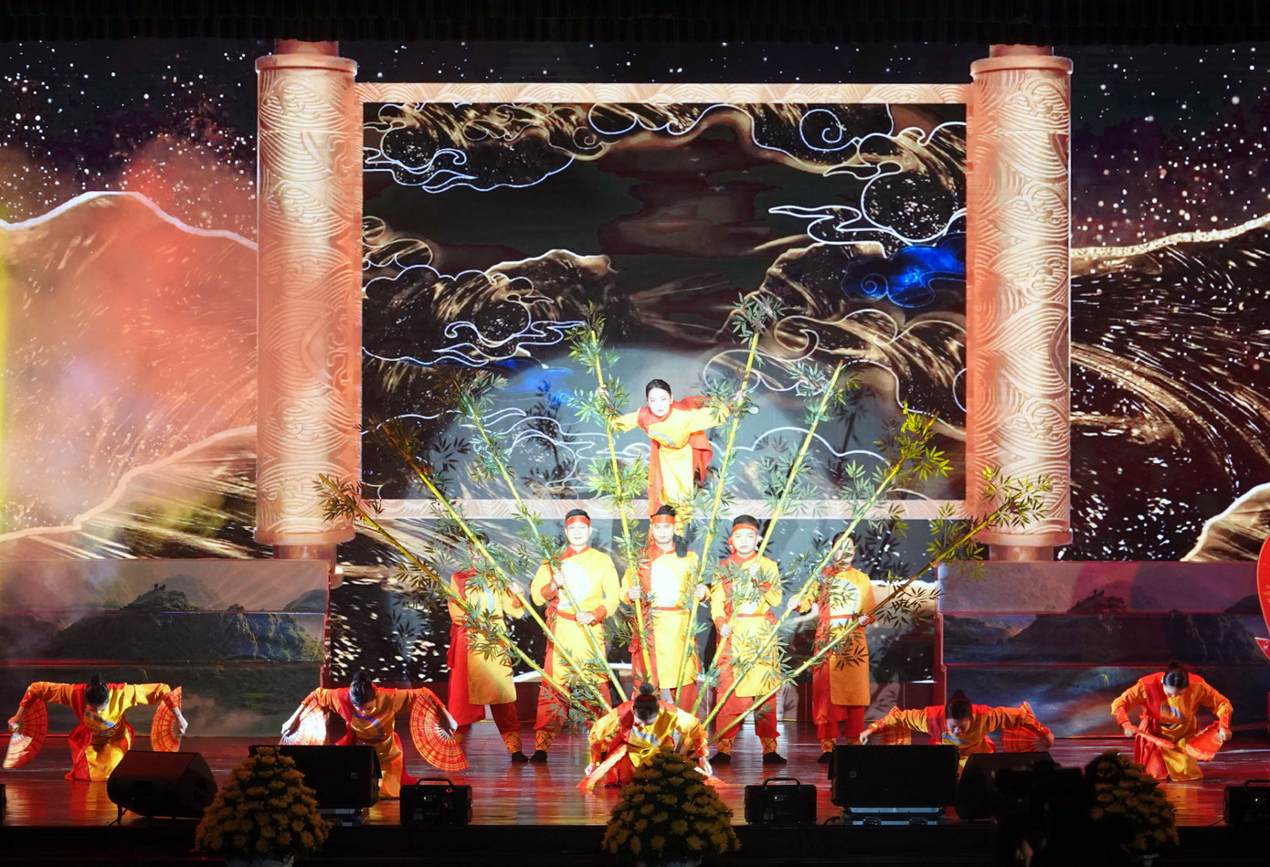 Phần thi của đội thi Quân khu 3.