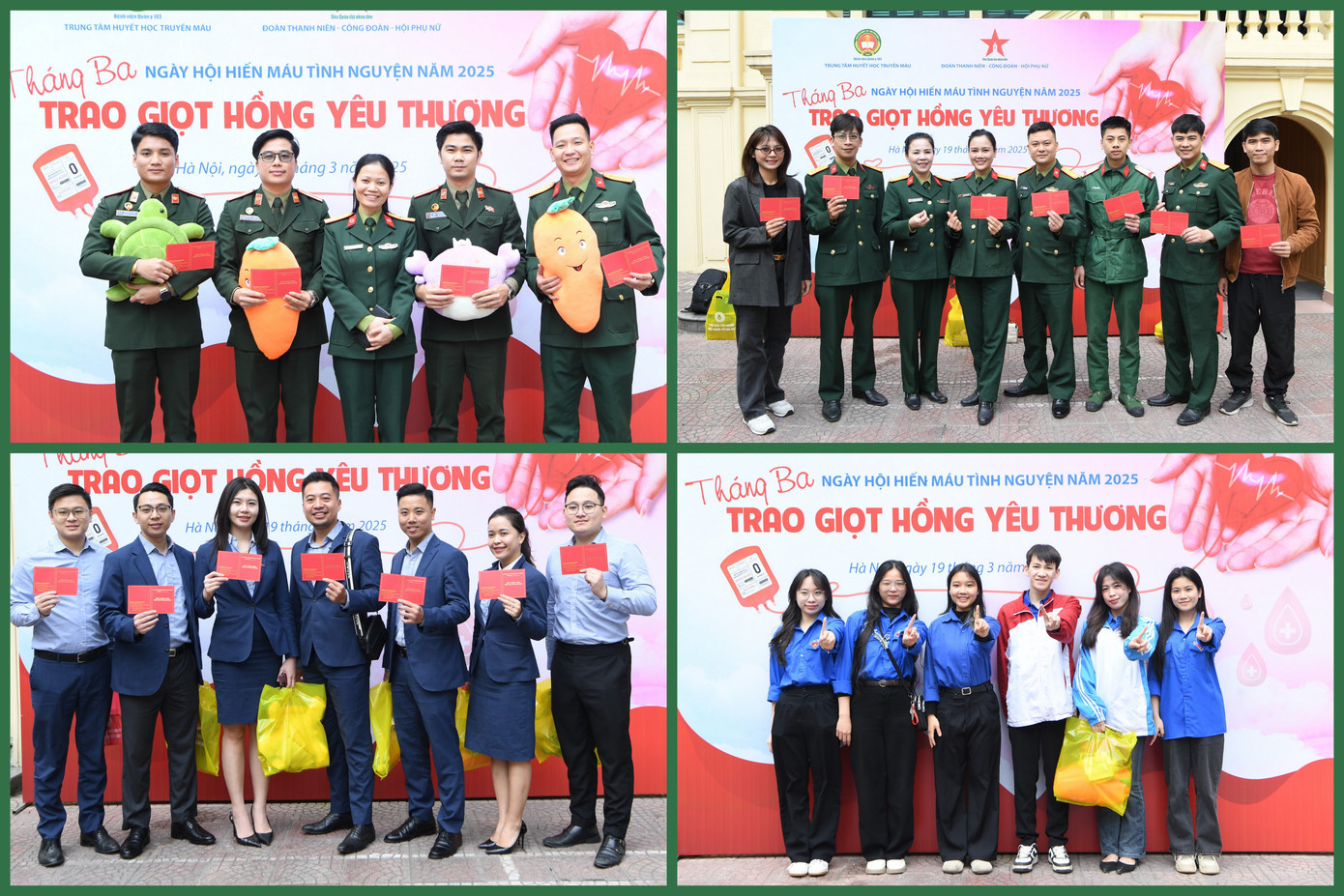 Thông qua ngày hội hiến máu, nhằm nâng cao ý thức, tinh thần trách nhiệm tham gia các hoạt động cộng đồng cho cán bộ, đoàn viên, hội viên các tổ chức quần chúng.