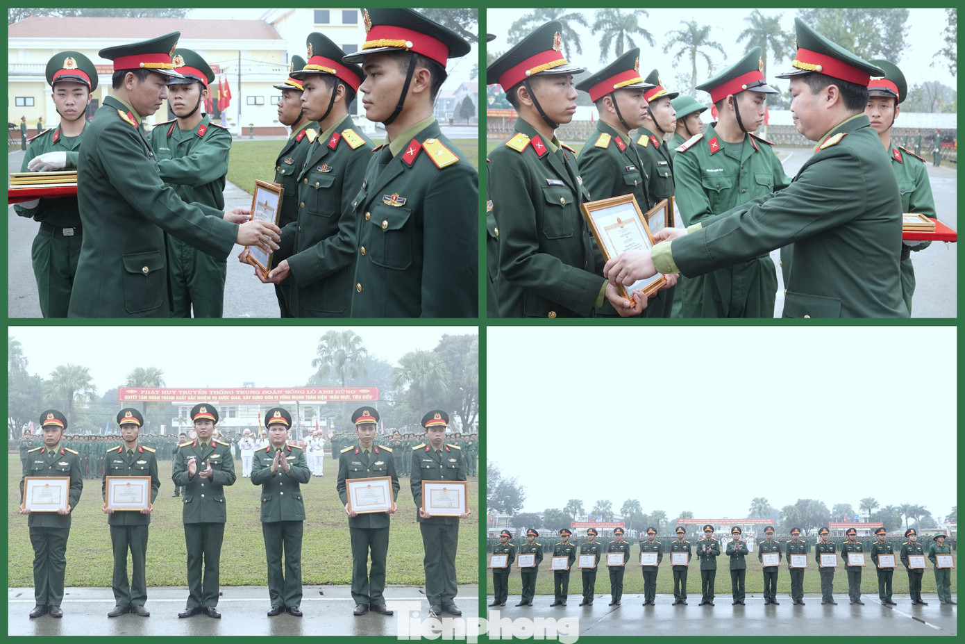 Lãnh đạo Trung đoàn 209 trao thưởng các tập thể, cá nhân xuất sắc trong đợt thi đua cao điểm "Mừng Đảng quang vinh, mừng xuân thắng lợi".