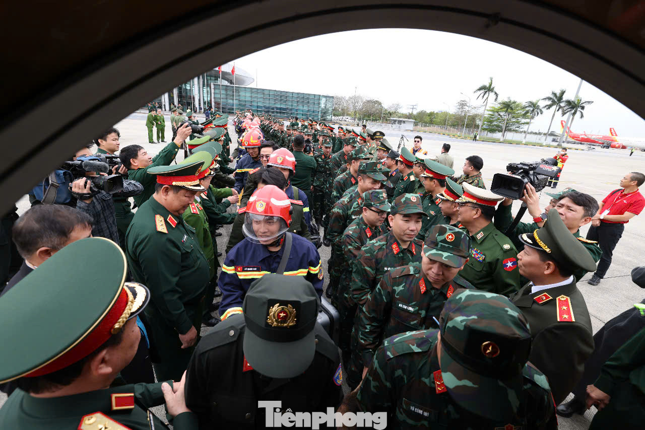 80 quân nhân tới Myanmar đều quyết tâm hoàn thành xuất sắc nhiệm vụ.