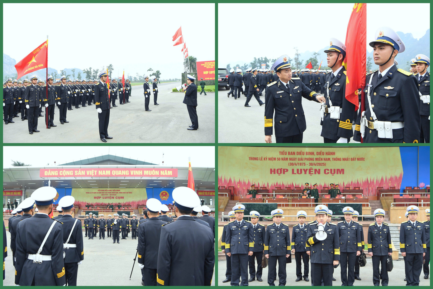 Tư lệnh Hải quân yêu cầu các quân nhân của Quân chủng Hải quân tích cực rèn luyện để hoàn chỉnh các kỹ thuật động tác điều lệnh, đảm bảo “đúng, đều, đẹp”.