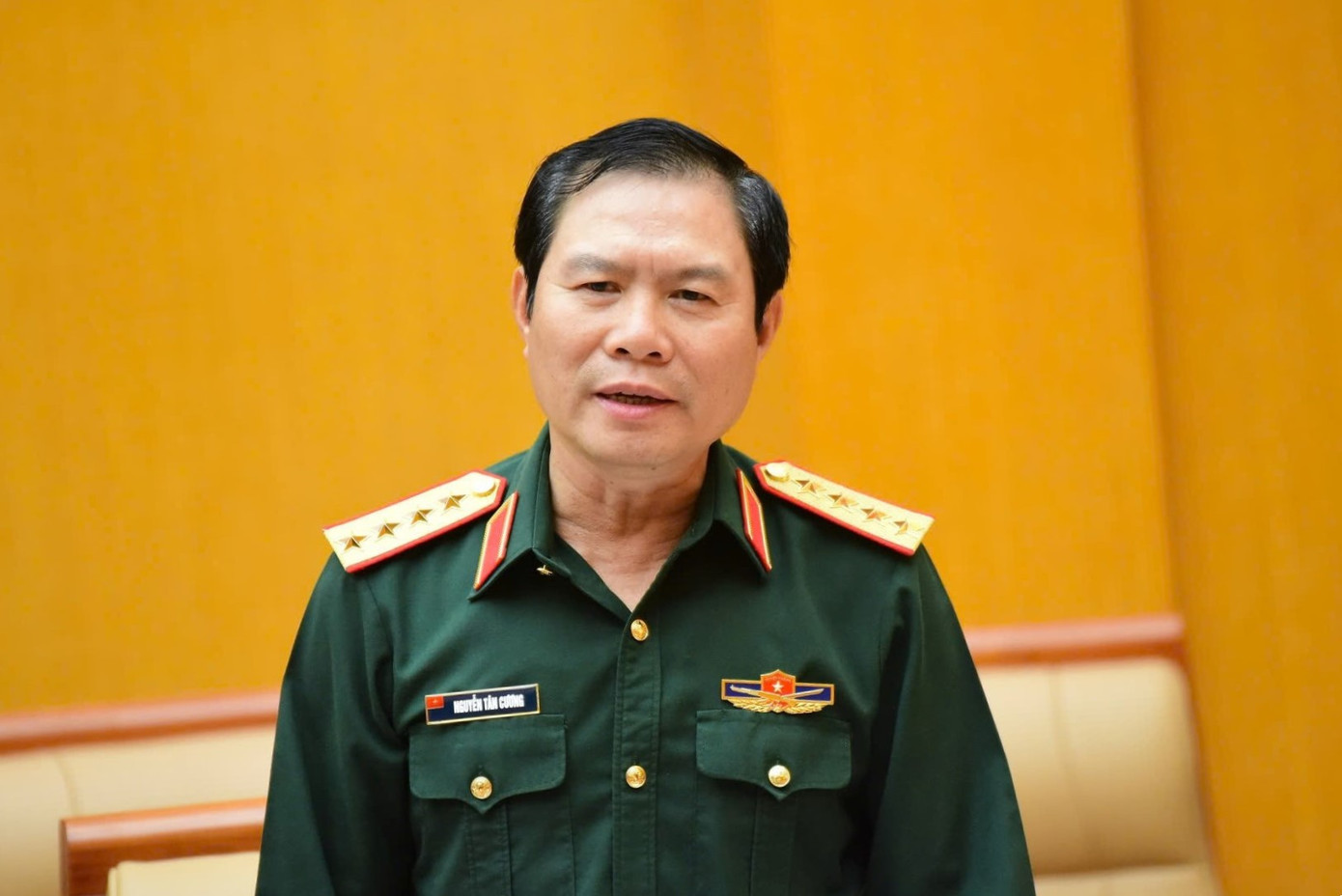 Lãnh đạo Quân ủy Trung ương - Bộ Quốc phòng phát biểu tại hội nghị. Lãnh đạo Quân ủy Trung ương - Bộ Quốc phòng phát biểu tại hội nghị.