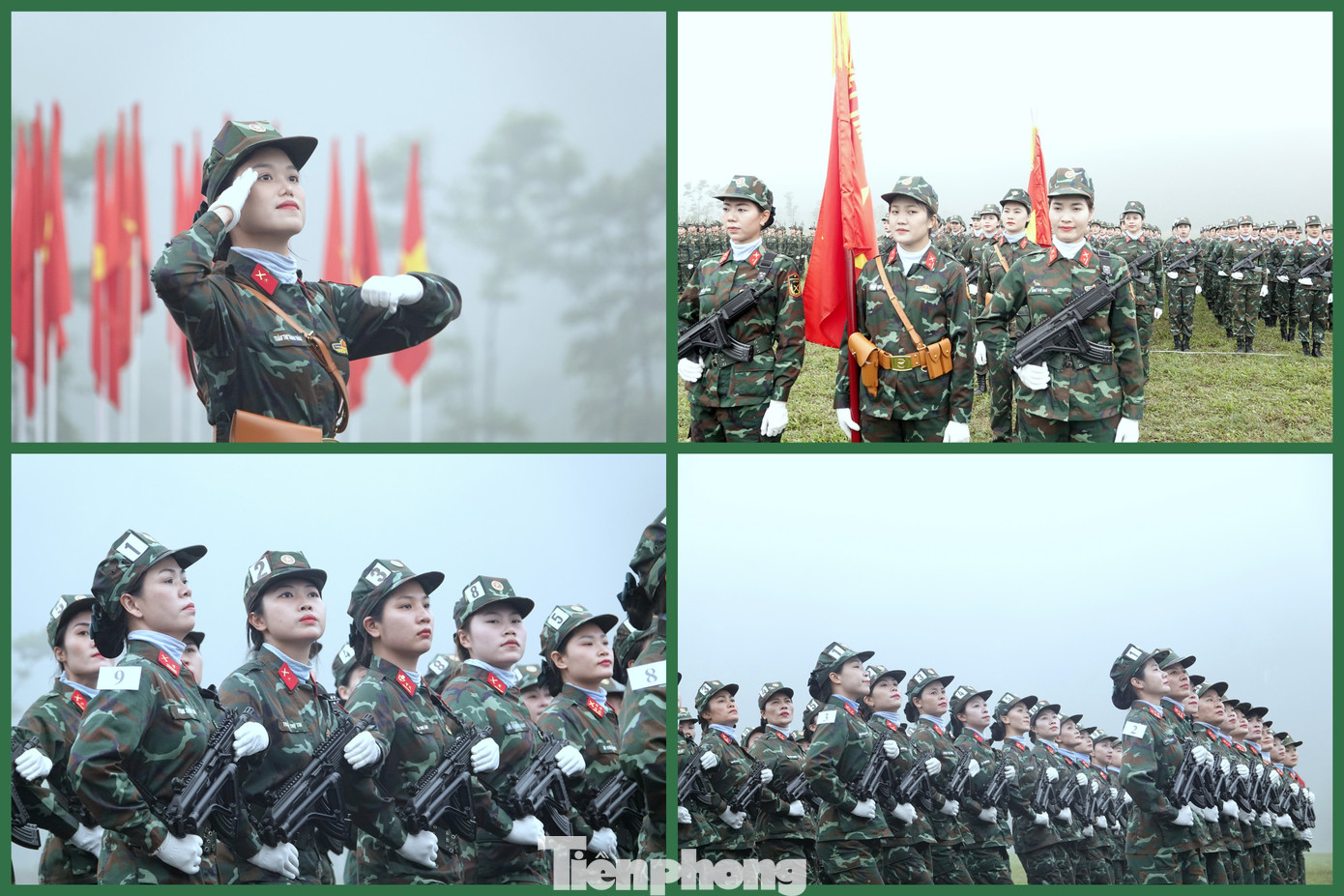 Khối nữ Gìn giữ hòa bình Việt Nam đang miệt mài luyện tập động tác diễu binh chuẩn xác và đẹp mắt. Khối nữ Gìn giữ hòa bình Việt Nam đang miệt mài luyện tập động tác diễu binh chuẩn xác và đẹp mắt.