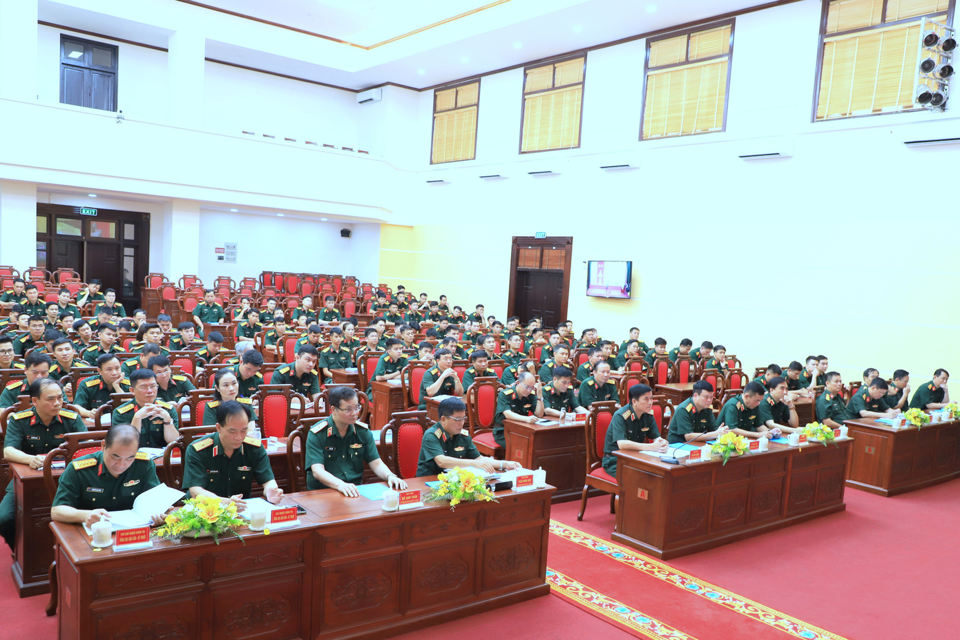 Chương trình có sự tham sự của lãnh đạo, chỉ huy Tổng cục Hậu cần - Kỹ thuật (HC-KT) và đại biểu các cơ quan, đơn vị tại điểm cầu trung tâm và 43 điểm cầu.