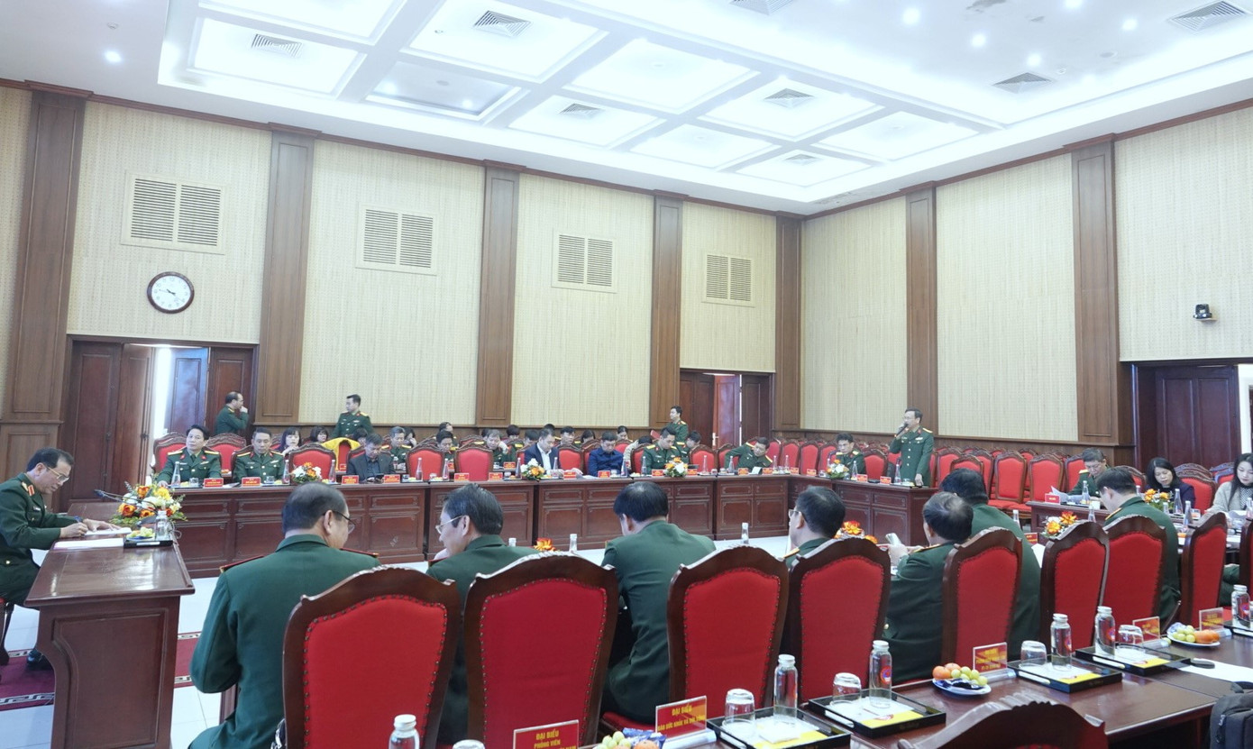 Quang cảnh chương trình gặp mặt.