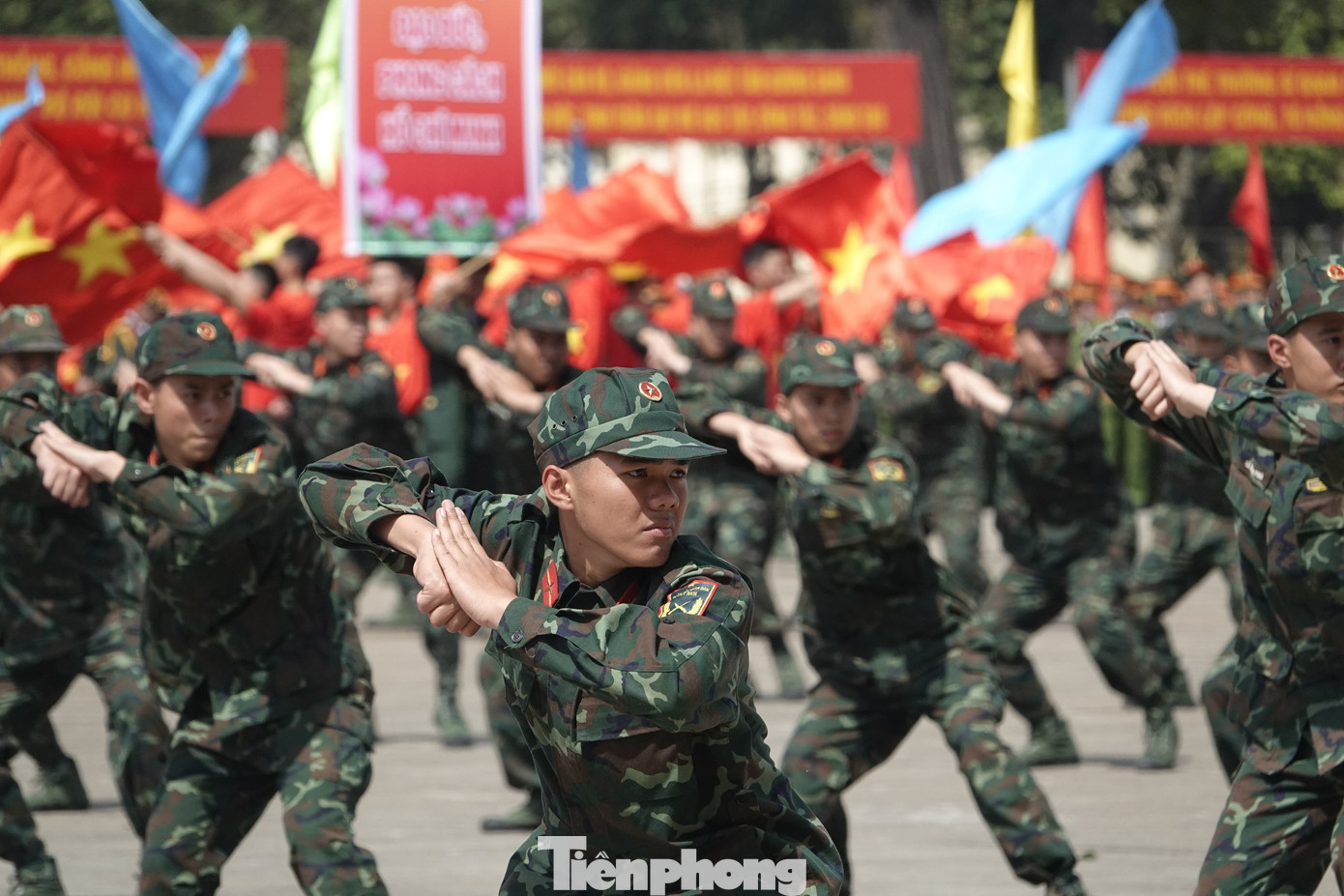 Biểu diễn võ thuật.