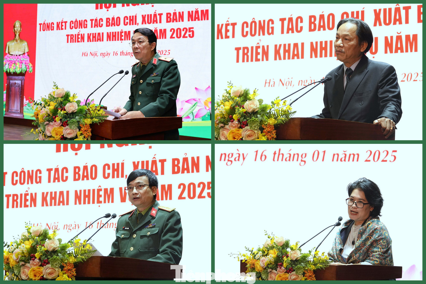 Lãnh đạo, đại biểu các cơ quan, đơn vị trong và ngoài Quân đội phát biểu tại hội nghị. Lãnh đạo, đại biểu các cơ quan, đơn vị trong và ngoài Quân đội phát biểu tại hội nghị.