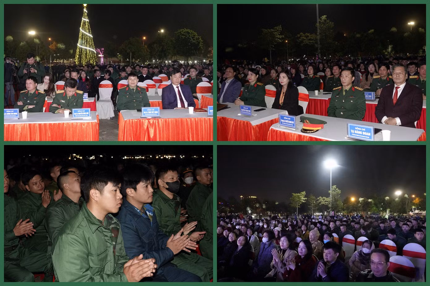 Các đại biểu tham dự đêm lửa trại “Tiếp lửa truyền thống - Vững bước tương lai”. Các đại biểu tham dự đêm lửa trại “Tiếp lửa truyền thống - Vững bước tương lai”.