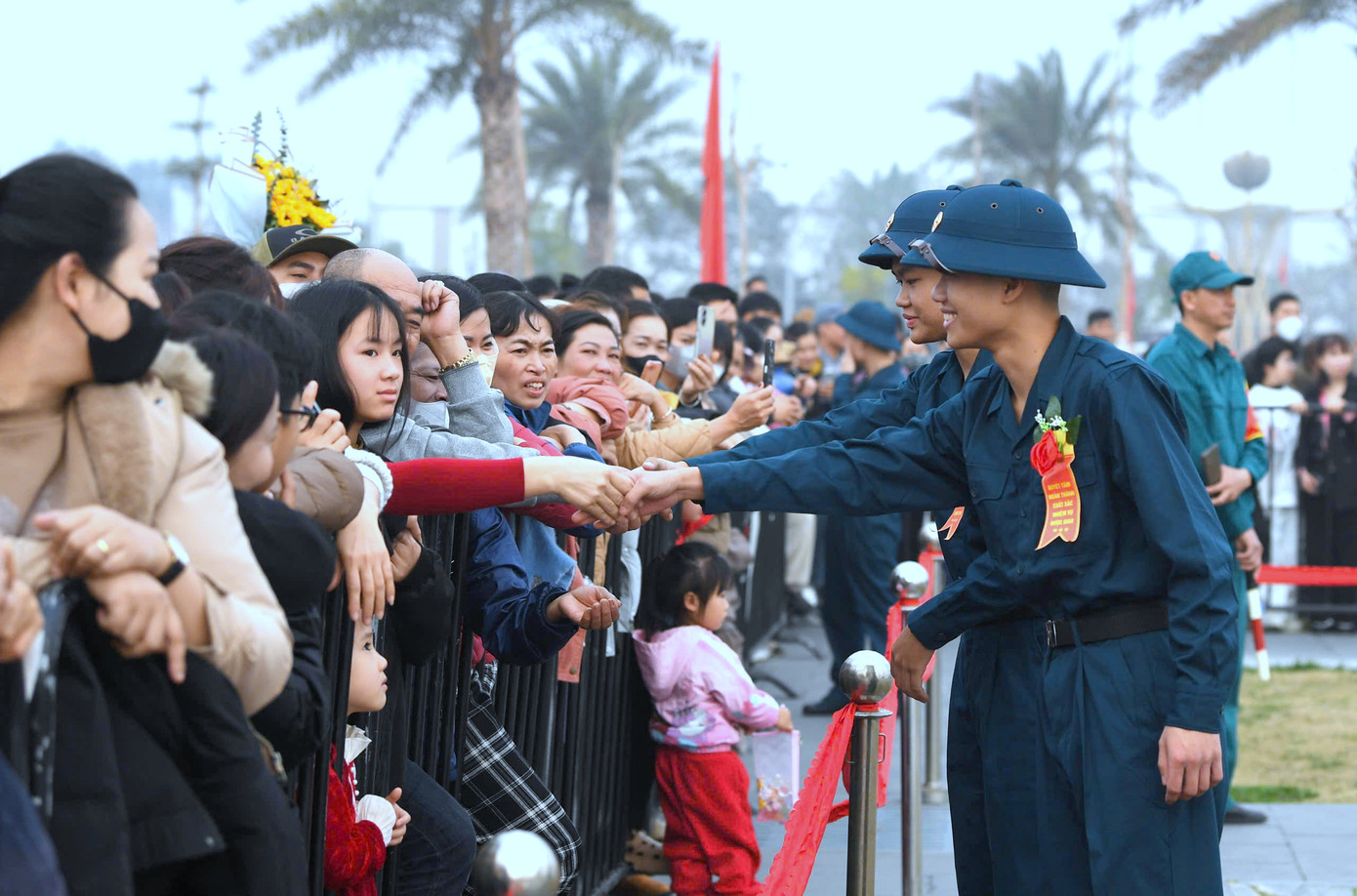 Theo kế hoạch, trong hai ngày 14 và 15/2, 11 tỉnh, thành phố còn lại sẽ tổ chức các Lễ giao, nhận quân.