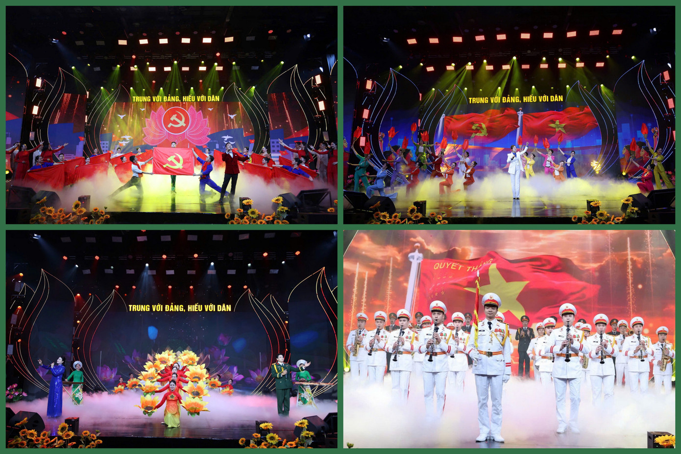 Các màn nghệ thuật đặc sắc tại chương trình. Các màn nghệ thuật đặc sắc tại chương trình.