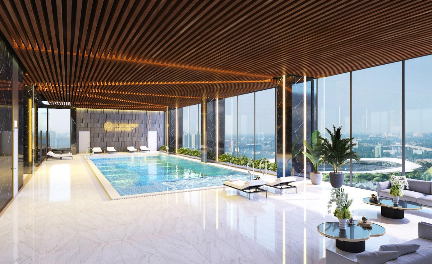 Bể bơi 4 mùa tiêu chuẩn quốc tế- Đặc quyền dành riêng cho cư dân Harmony Square Bể bơi 4 mùa tiêu chuẩn quốc tế- Đặc quyền dành riêng cho cư dân Harmony Square
