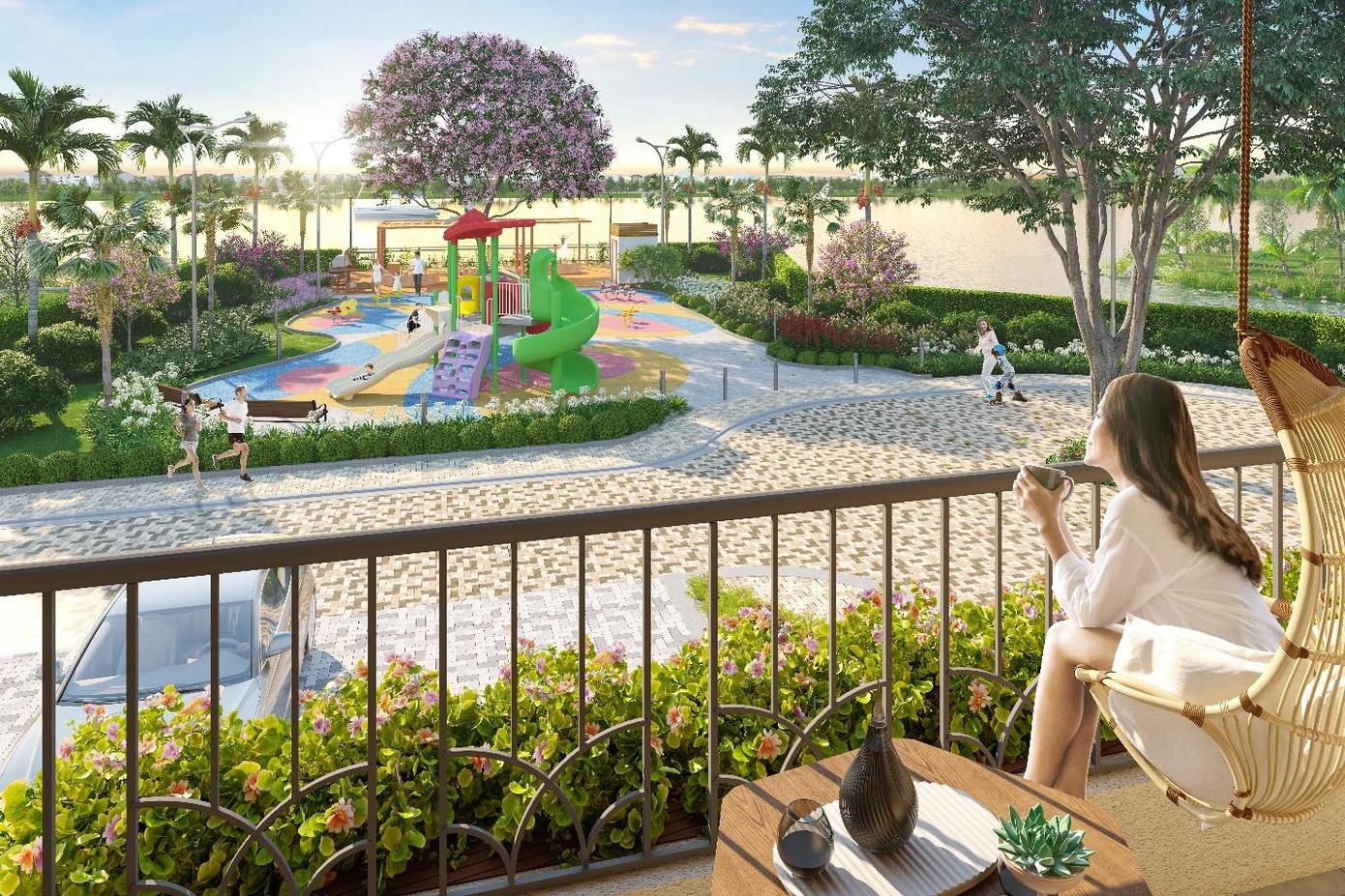 Taka Garden Riverside Homes thỏa mãn tiêu chuẩn chất lượng Nhật Bản từ công viên, vỉa hè đến kotobuki dành cho trẻ em Taka Garden Riverside Homes thỏa mãn tiêu chuẩn chất lượng Nhật Bản từ công viên, vỉa hè đến kotobuki dành cho trẻ em