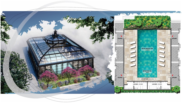 Phong cách kiến trúc cổ điển, tân cổ điền 2 mẫu nhà phố The Jade Orchid