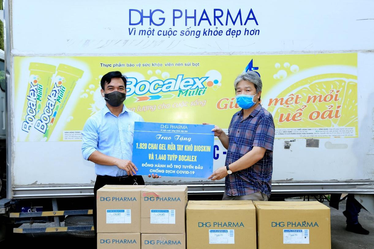 Dược Hậu Giang luôn sẵn sàng đồng hành hỗ trợ tuyến đầu chống dịch Covid-19