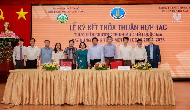 Unilever ký thỏa thuận hợp tác xây dựng nông thôn mới bền vững với VPĐP Nông thôn mới Trung ương ngày 27/4/2021