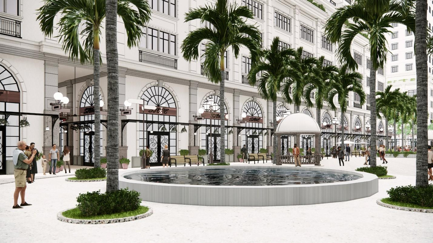 Hình ảnh phối cảnh dự án khu phức hợp Kim Liên